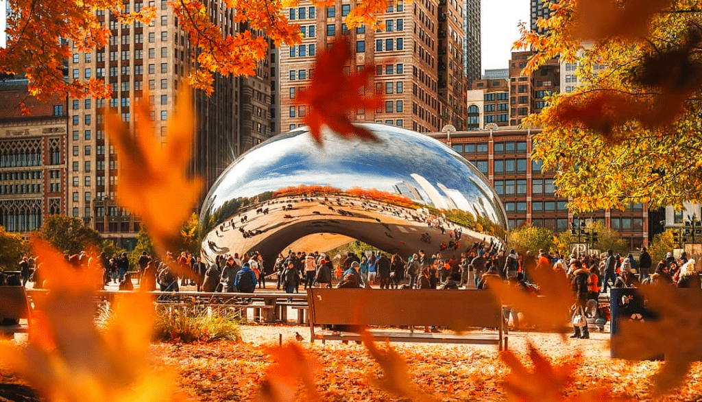 Chicago Thời tiết ở tháng Mười