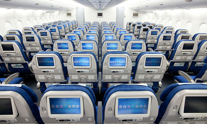 Ghế hạng phổ thông đi Mỹ Korean Air