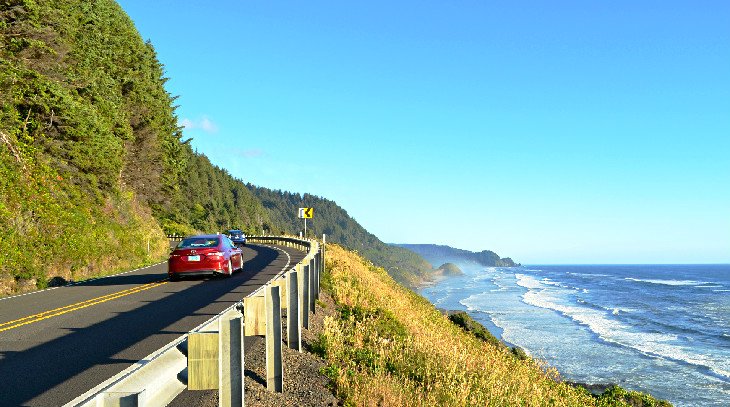 Bờ biển Oregon Quốc lộ 101 | Bản quyền hình ảnh: Brad Lane